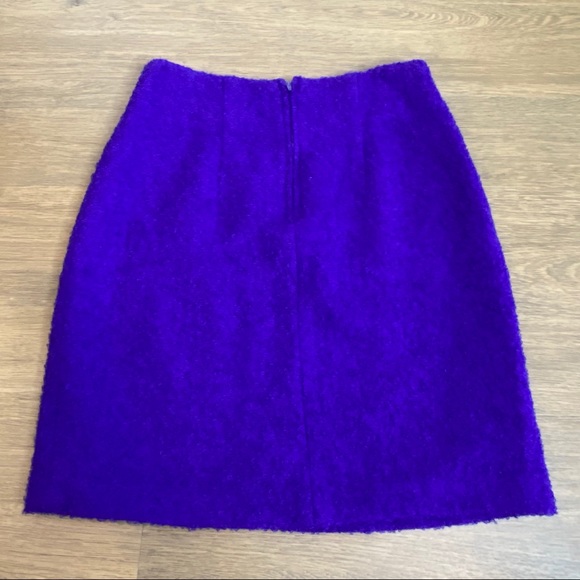 Beautiful Textured Banu Purple Boucle Skirt 12 - Picture 10 of 12